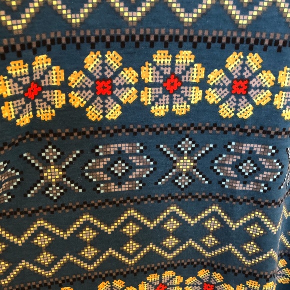 Blue Sweater Pattern Classic Tee - Picture 2 of 4